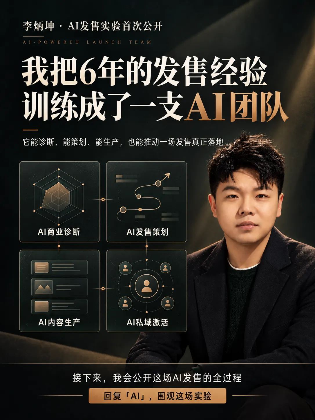 AI协同完成的发售海报